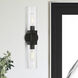 Ludlow 2 Light 4.25 inch Black Vanity Sconce Wall Light