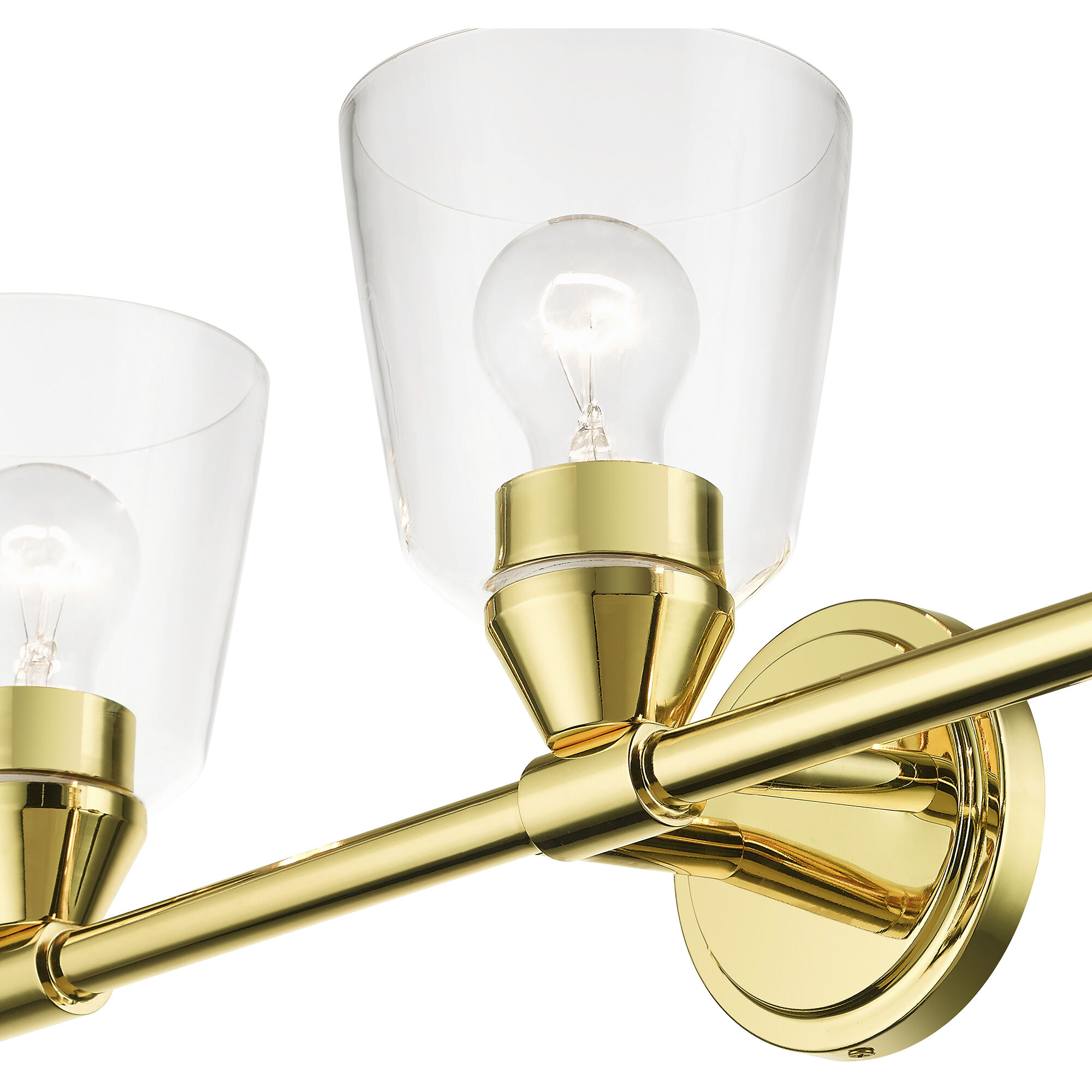 Catania 5 Light 42 inch Polished Brass Vanity Wall Sconce Wall Light, Large