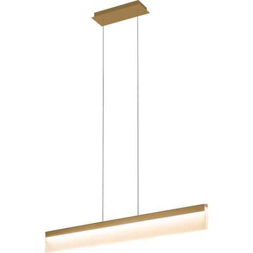 Lange 5 inch Brushed Champagne Pendant Ceiling Light