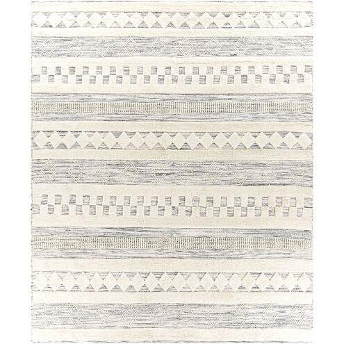 Nairobi 120 X 96 inch Black/Cream/Ivory Handmade Rug