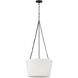 Paloma Contreras Herve 3 Light 18 inch Aged Iron Hanging Shade Ceiling Light