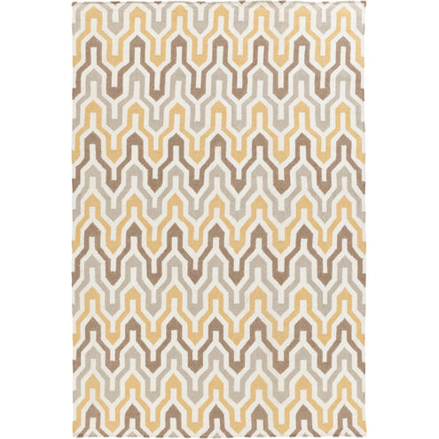 Fallon 66 X 42 inch Wheat, Camel, Ivory Rug