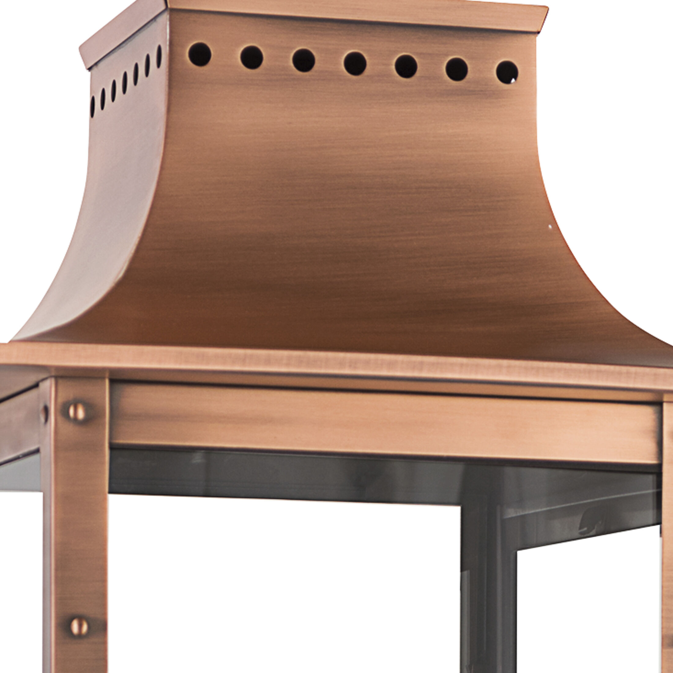 Chalmers 3 Light 26 inch Aged Copper Outdoor Post Lantern