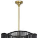 Nimes 1 Light 22 inch Black Chandelier Ceiling Light