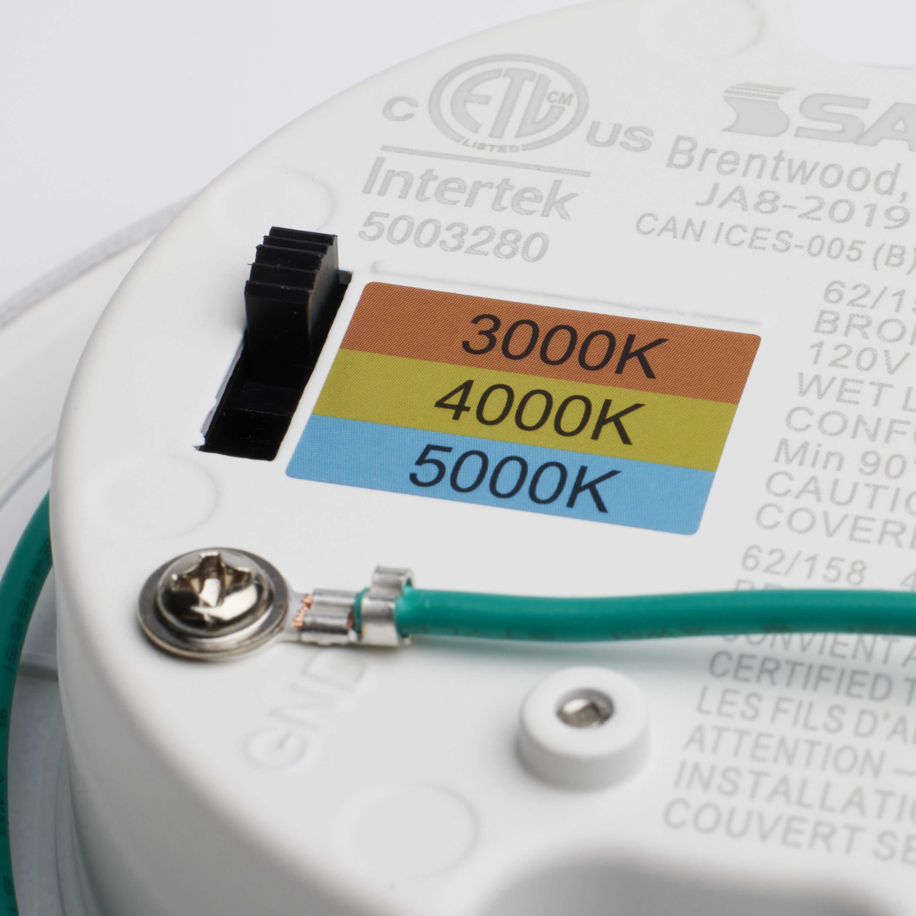 ColorQuick LED 5 inch Bronze Close-to-Ceiling Ceiling Light, Edge Lit