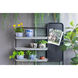 Terracotta Blue and White Outdoor Planter, Set of 4