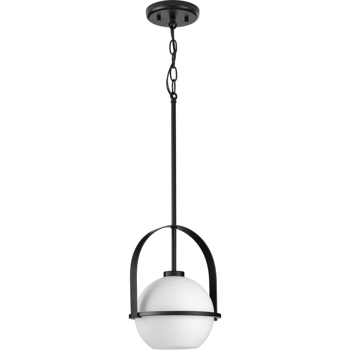 Delayne 1 Light 9 inch Matte Black Pendant Ceiling Light