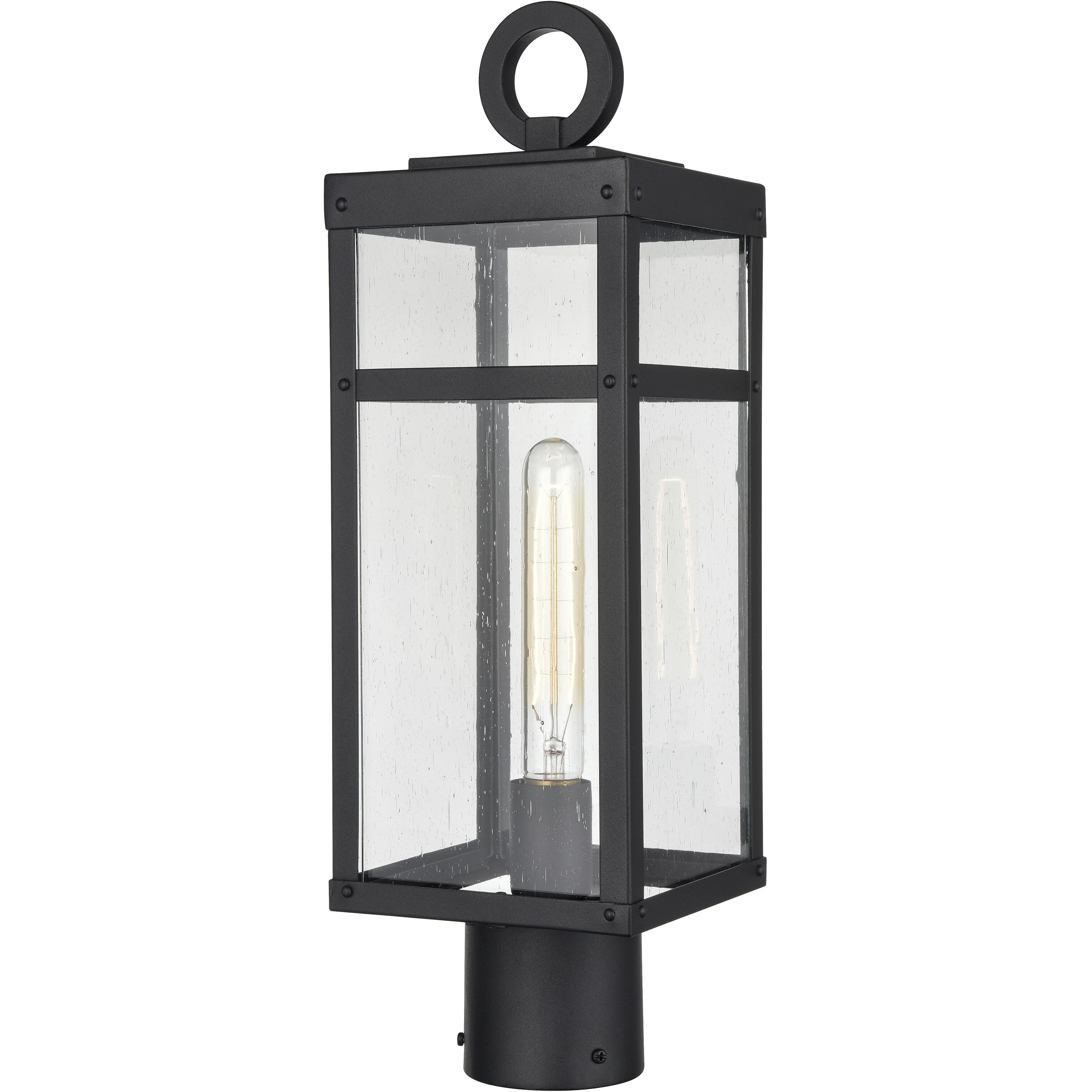 Dalton 1 Light 20 inch Textured Black Outdoor Post Light