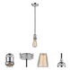Franklin Restoration Bare Bulb LED 2 inch Polished Chrome Mini Pendant Ceiling Light, Franklin Restoration