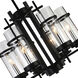 Sierra 6 Light 18 inch Black Up Chandelier Ceiling Light