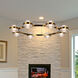 Milano Series 33.25 inch Antique Brass Chandelier Ceiling Light, Artisan Collection