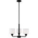 Canfield 3 Light 19.63 inch Midnight Black Chandelier Ceiling Light