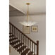 Althira 6 Light 32.75 inch Legacy Brass Pendant Ceiling Light