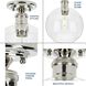 Hansford 1 Light 10 inch Polished Nickel Flush Mount Ceiling Light