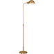 C&M by Chapman & Myers Belmont 64 inch 9.00 watt Burnished Brass Floor Lamp Portable Light