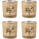 Reindeer Antique Gold Holiday Candleholder, Votive