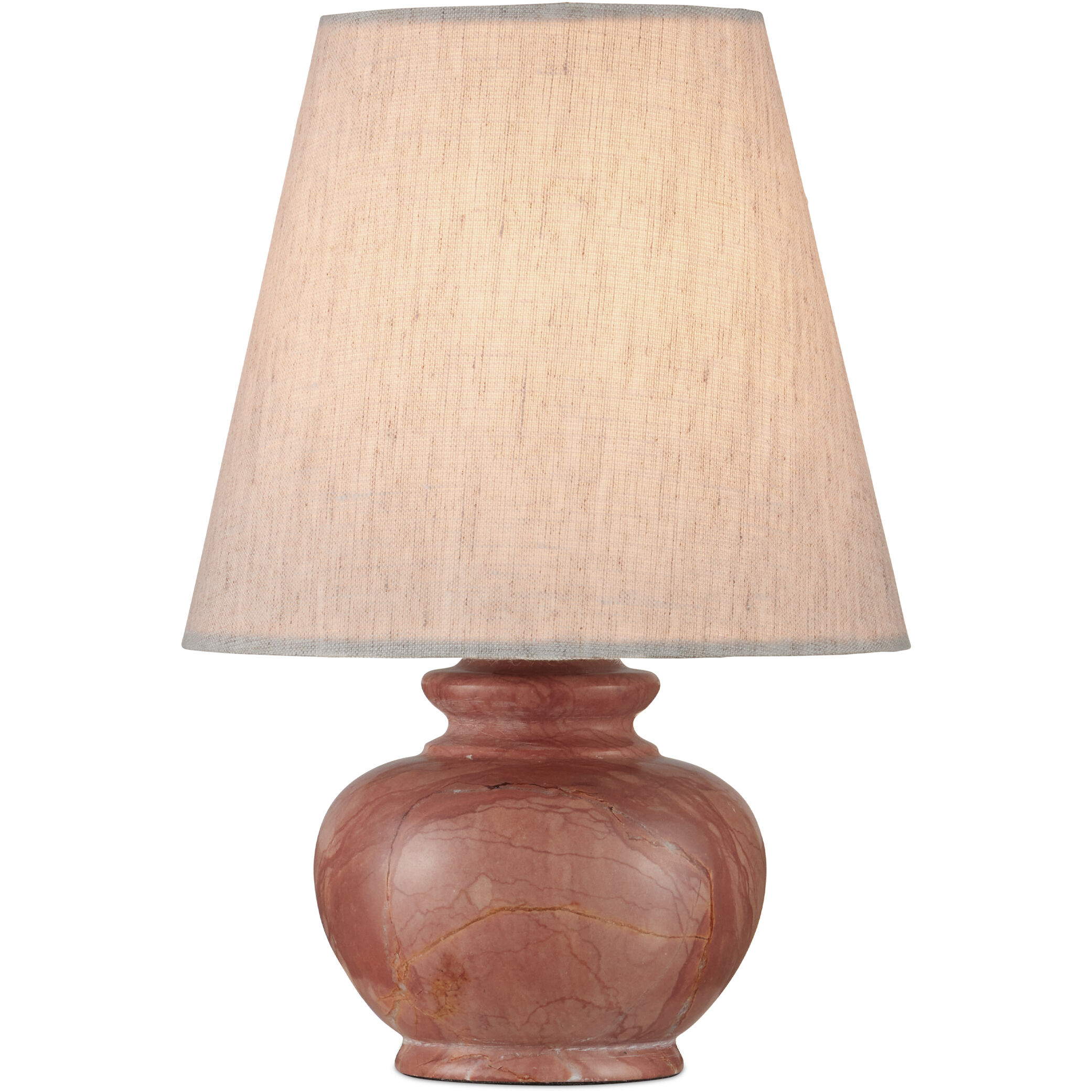 Piccolo 9 inch 25.00 watt Natural Rose Mini Table Lamp Portable Light