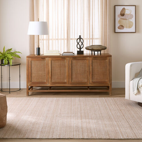 Pari 90 X 63 inch Neutral Rug in 5 x 7