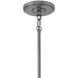 Cartwright 1 Light 15.25 inch Polished Antique Nickel Indoor Chandelier Ceiling Light