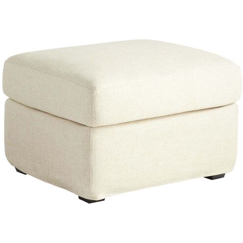 Sovente 19 inch White Ottoman