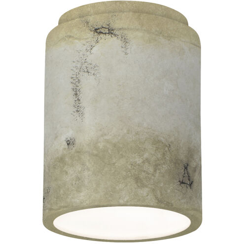 Radiance 1 Light 6.5 inch Greco Travertine Flush Mount Ceiling Light in Incandescent