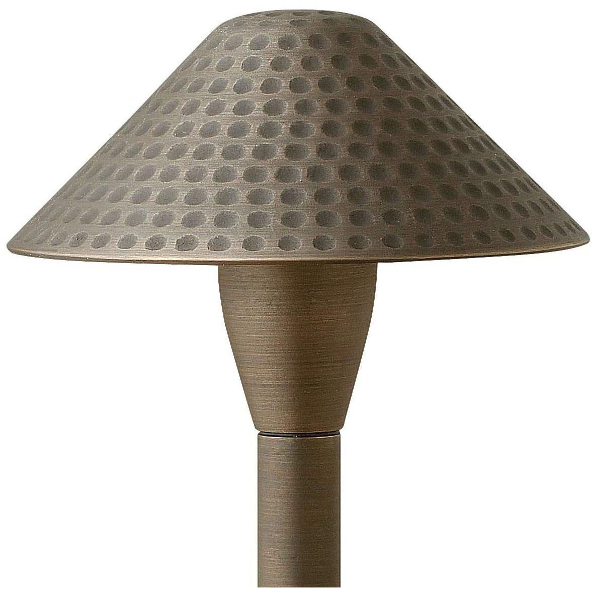 Hardy Island Hammered 12v 1.50 watt Matte Bronze Landscape Path Light