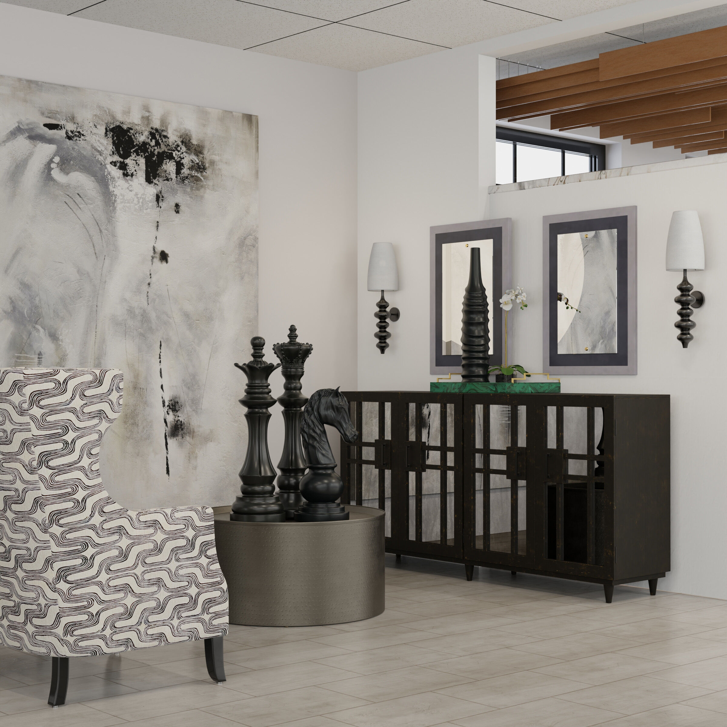 Adair LED 7.5 inch Black Wall Sconce Wall Light