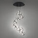 Vornado LED 17 inch Black Multi-Light Pendant Ceiling Light, dweLED