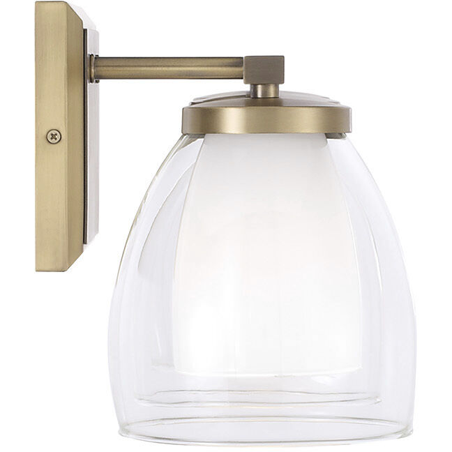 Joss 3 Light 25.5 inch Aged Brass Vanity Light Wall Light