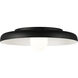 Creston LED 15.88 inch Matte Black Flush Mount Ceiling Light