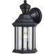 Auburn Textured Black Outdoor Motion Sensor
