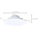 ColorQuick LED Matte White Recessed, Retrofits
