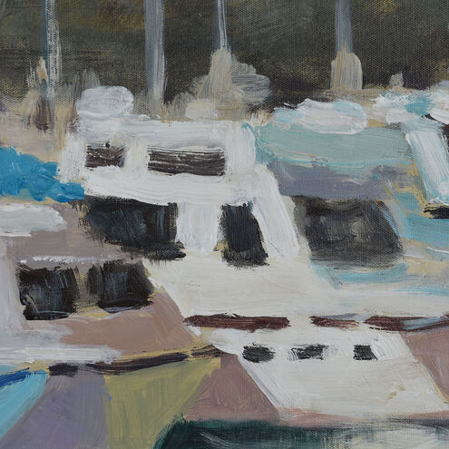 Cameron Yellow and Green and White and Multicolor and Gold Wall Art