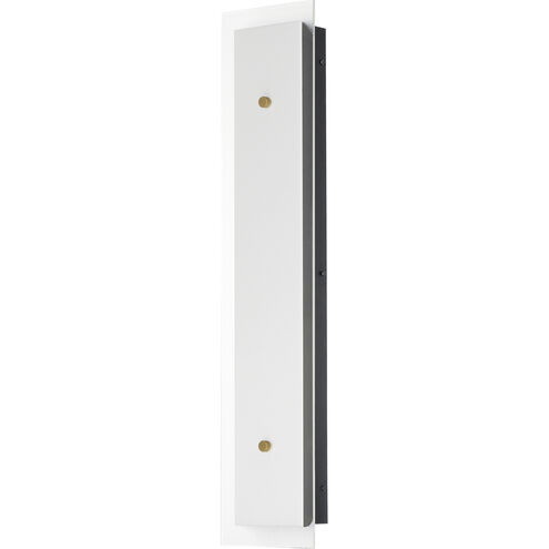 Spectre LED 6.5 inch Black and Natural Aged Brass Bath Vanity Wall Light