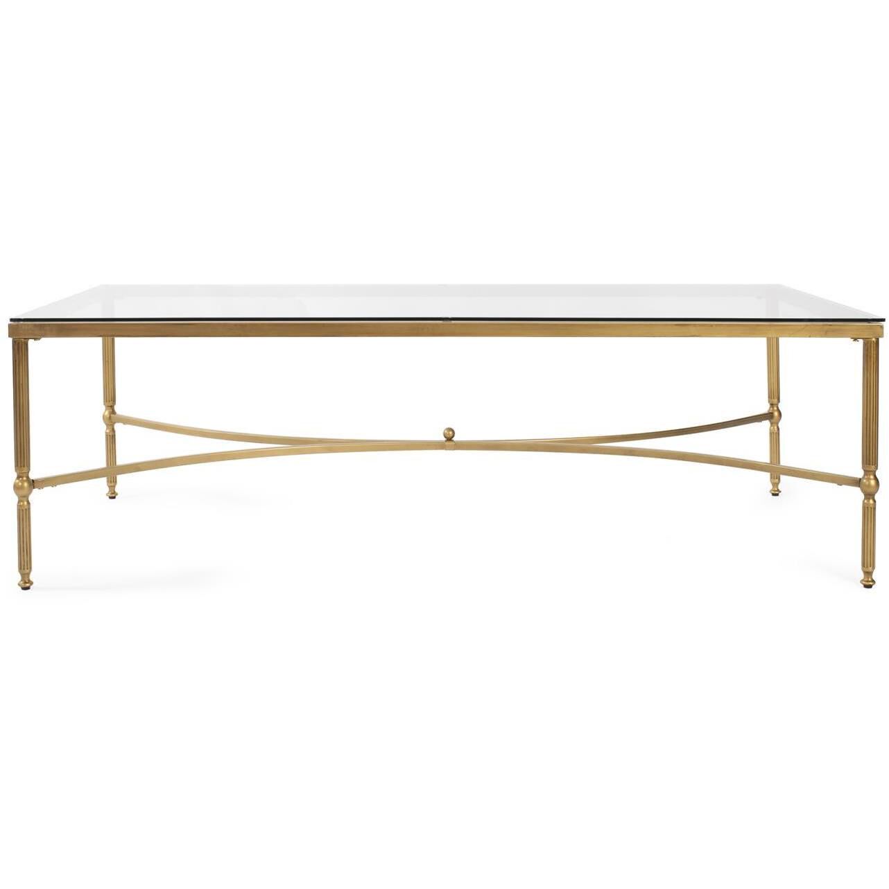 Bonnifait 58 X 18.5 inch Antique Bronze Coffee Table