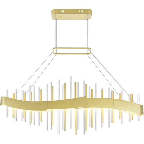 Millipede LED 40 inch Satin Gold Island/Pool Table Light Ceiling Light