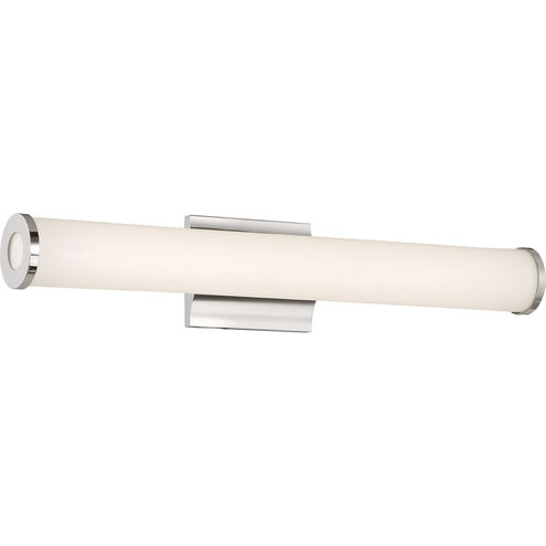 Saber LED 26 inch Polished Nickel Vanity Light Wall Light