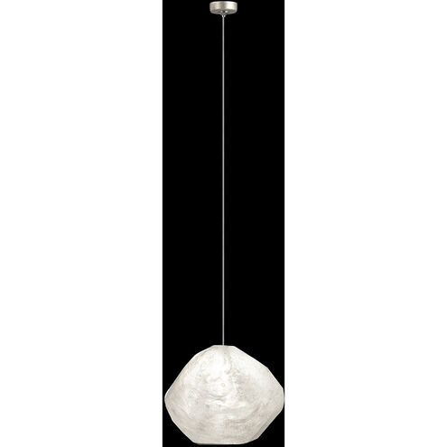 Natural Inspirations 1 Light 5 inch Gold Pendant Ceiling Light in Clear Quartz Studio Glass 6