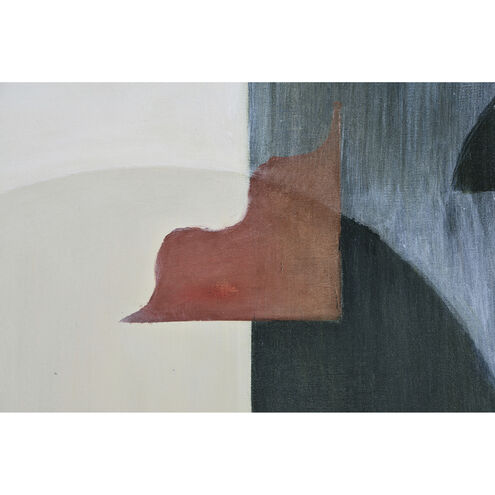 Shkodra Multicolor Texture Canvas Art