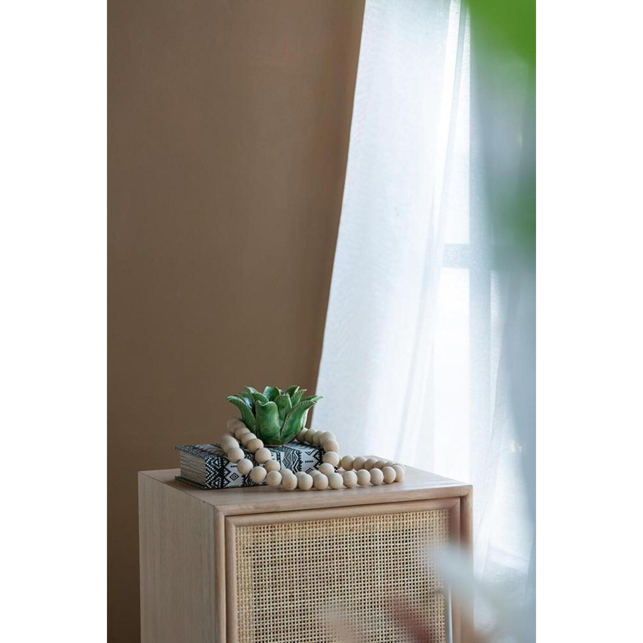 Wooden Sphere Beads 22 X 2 inch Statues & Decor Object