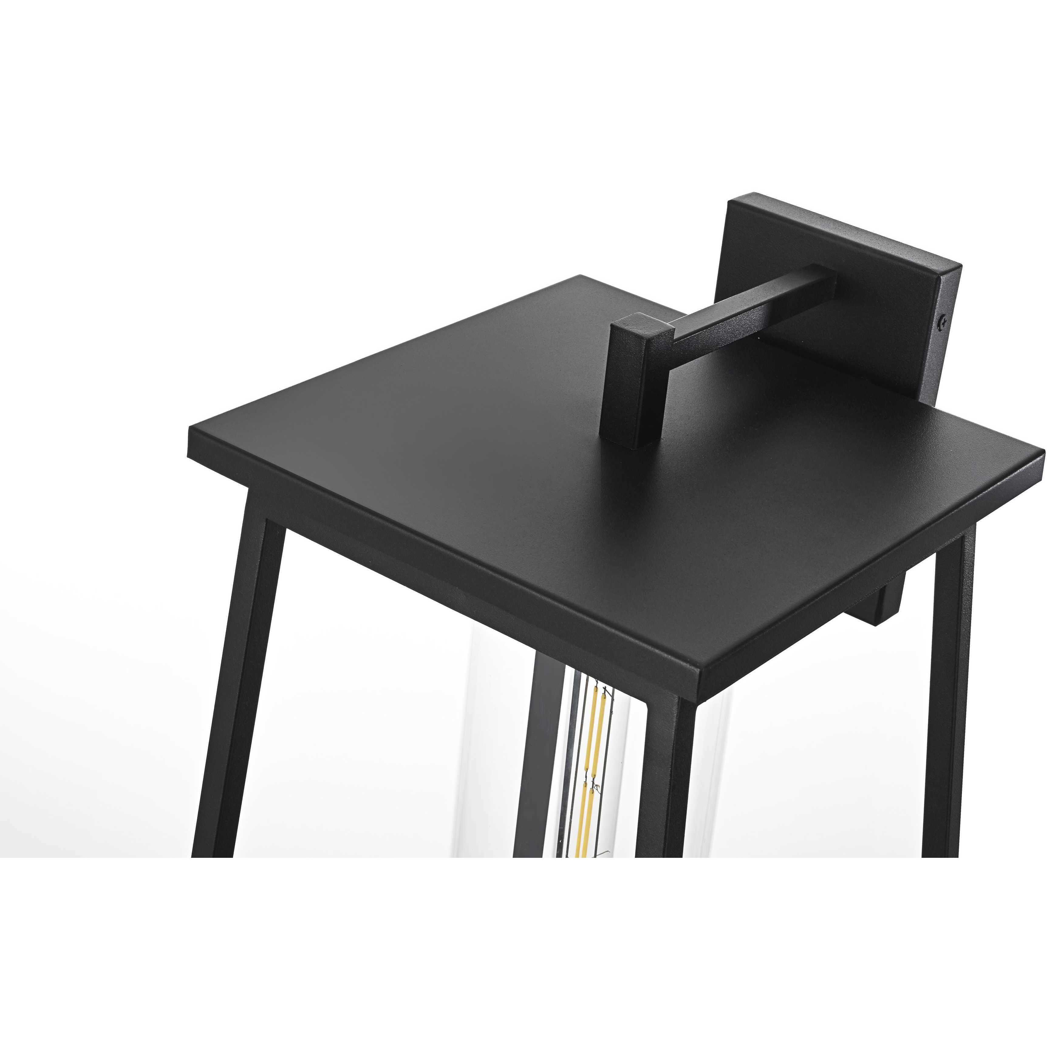 Lambert 1 Light 18 inch Black Outdoor Wall Sconce