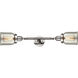 Franklin Restoration Small Bell LED 5 inch Polished Nickel Bath Vanity Light Wall Light in Silver Plated Mercury Glass, Franklin Restoration