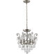 Canada 6 Light 16 inch Pewter Chandelier Ceiling Light, Pewter Frame