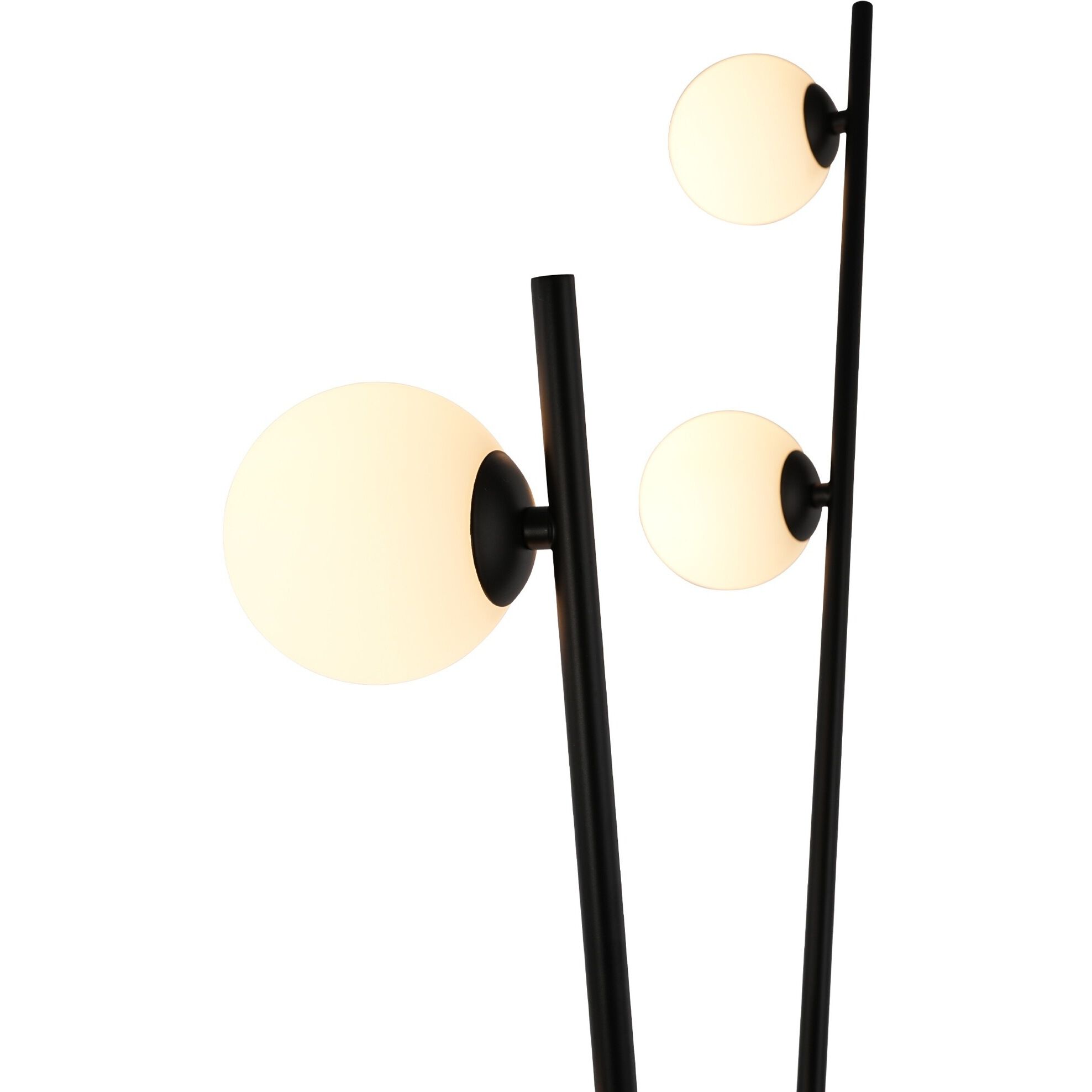 Cortina 65.35 inch 10 watt Black and Brushed Brass Floor Lamp Portable Light
