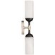 Emmett 2 Light 5 inch Dark Vintage Silver and Bronze Wall Sconce Wall Light