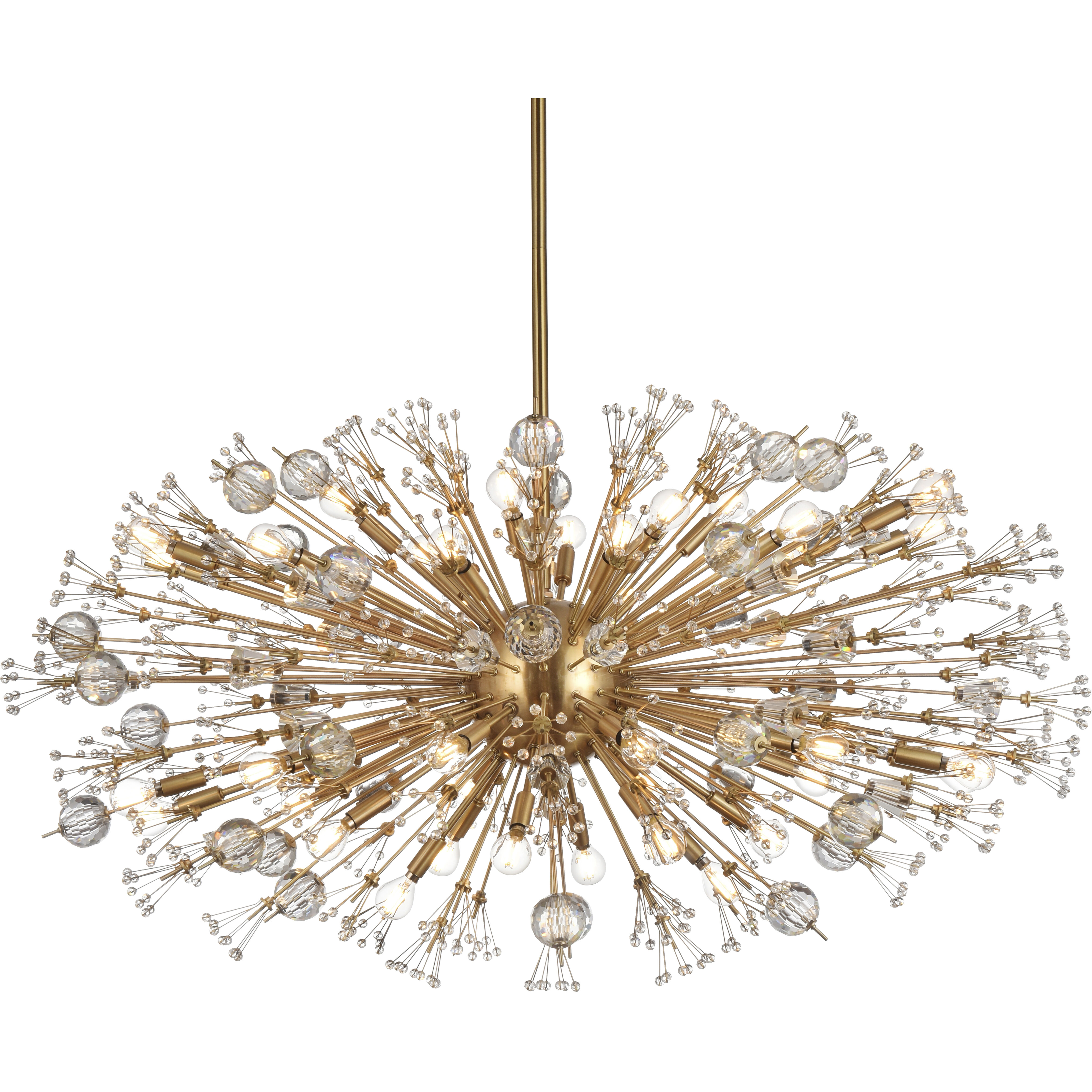 Vera 38 Light 48 inch Gold Pendant Ceiling Light