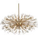 Vera 38 Light 48 inch Gold Pendant Ceiling Light