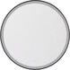 Ross 32 X 32 inch Flat Black Framed LED Mirror, Front Lit