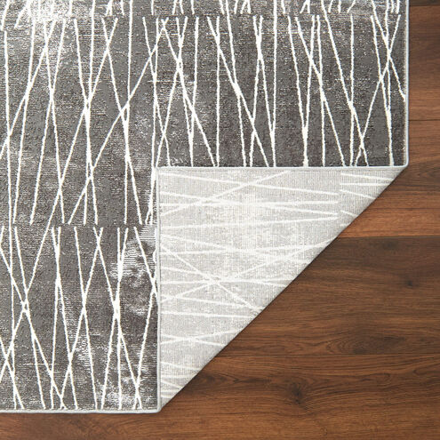 Livenza 90 X 63 inch Dark Grey Rug in 5 x 7