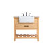 Clement 36 X 22 X 34 inch Natural Wood Bathroom Vanity Cabinet